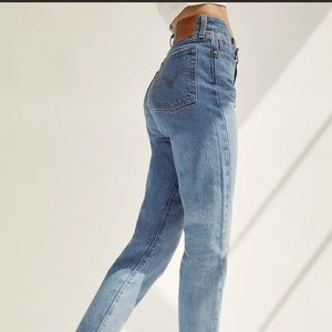 Levi's Wedgie Straight High-Rise Light Wash Jeans
